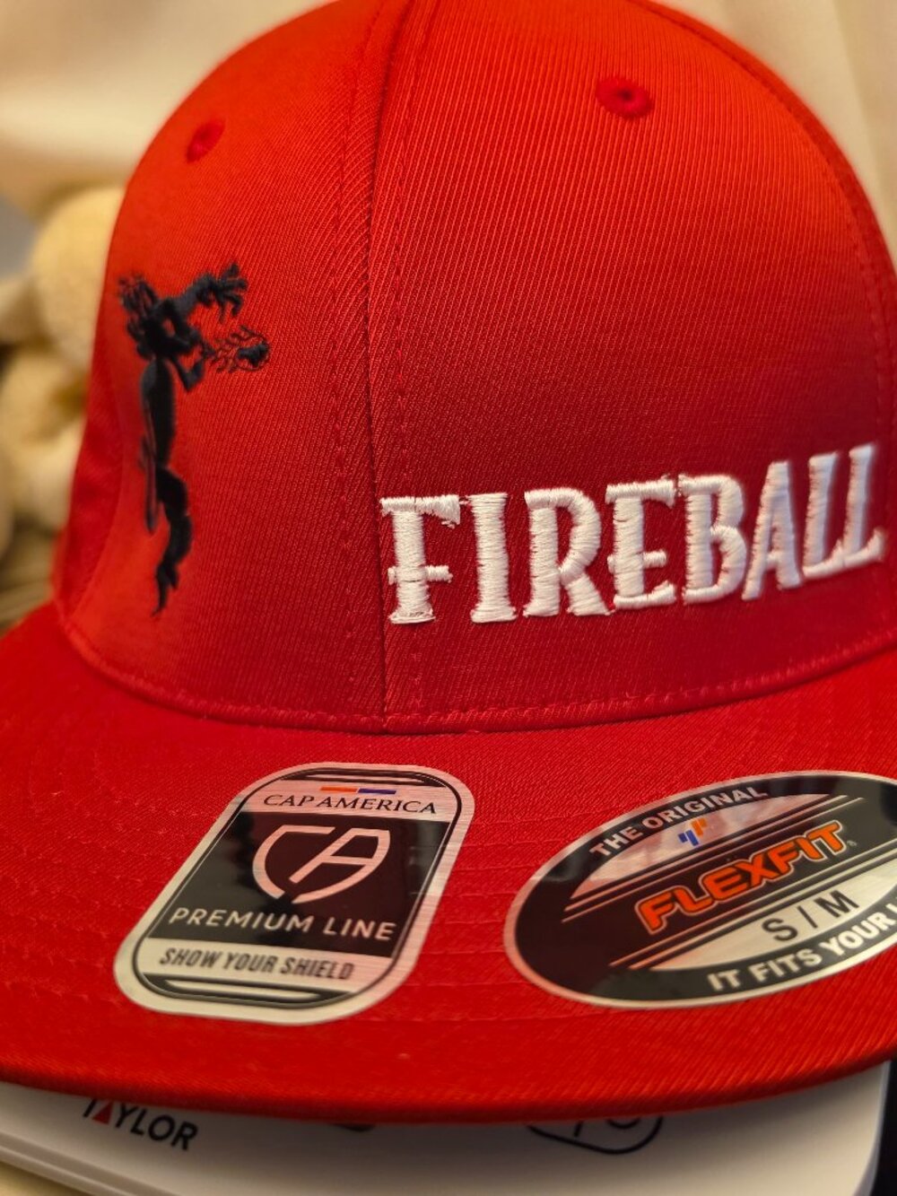 Red Fireball NEW WITH TAGS S/M unisex cap